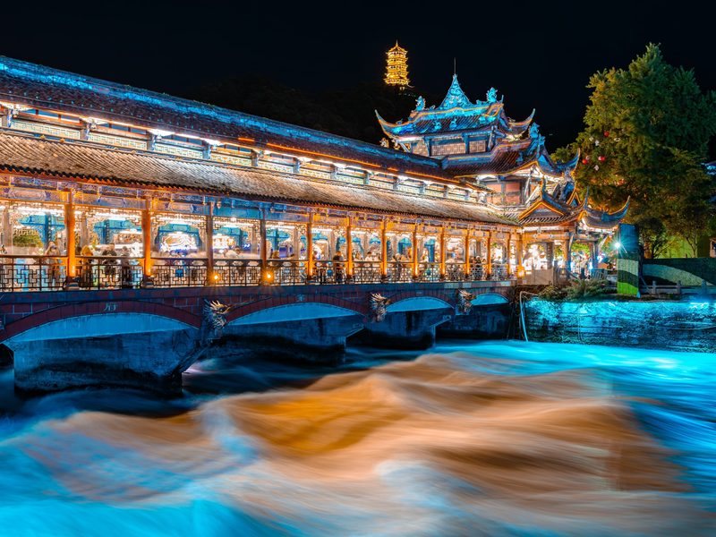 Blue Tears, Nanqiao Bridge by Night