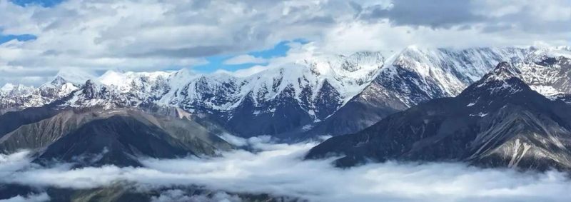 Snow mountains and grasslands in Western Sichuan