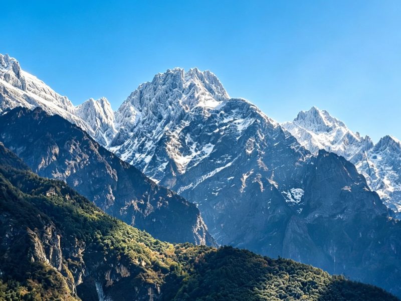 Jade Dragon Snow Mountain from the Gorge