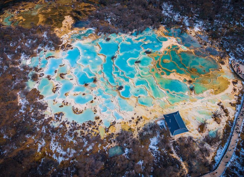 Huanglong Five-Color Pond